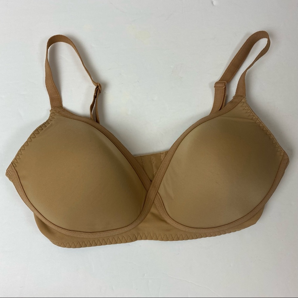 Fit Fully Yours Nude Tan Wireless Molded Cup T-shirt Bra 32DD